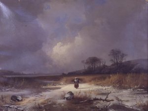 Vinterlandskab af Frederik Rohde