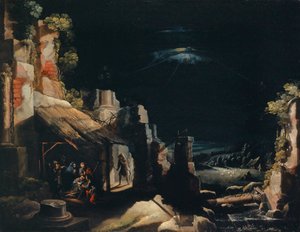 Hyrdernes tilbedelse af Frederik Valckenborch