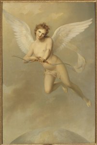 Cupidon - Amor, af Westin, Fredric (1782-1862). Olie på lærred