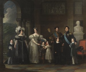 Bernadotte-familien (Sveriges og Norges monarki): Oscar I (1799-1859), Desiree Clary (1777-1860), Josephine de Leuchtenberg (1807-1867), Charles XV (1826-1872), Oscar II (1829-1907) , Charles XIV Jean (1763-1844), Prins Gustave (1827-1852) og Prins
