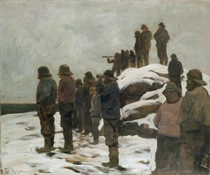 Fishermen (olie på lærred)