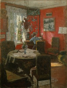 Interiør (maleri) af Fredrik Kolstoe