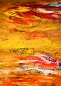 Livlig, lidenskabelig abstrakt kunst
