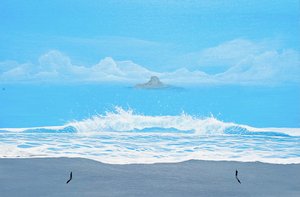 Bølger på Blue Beach