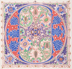 Belyst initial O, 1830-62.