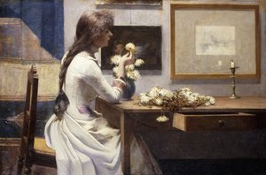 Om morgenen; Le matin, 1889 af Freke Field