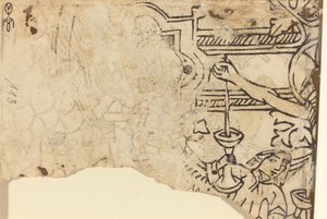 Kristus på et guldsmedekors af French 15th Century