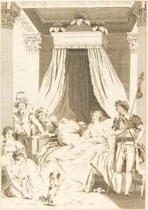 Den lille hund af French 18th Century
