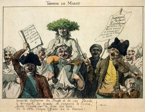 Marats triumf, 1793 af French Master