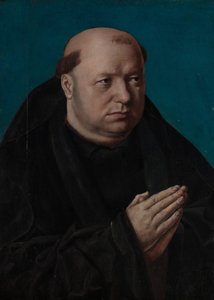 Portræt af en munk i bøn. af French Painter