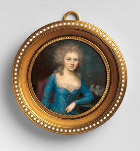 Portræt af en kvinde. af French Painter