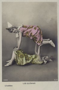 Et par klovne (farvefoto) af French Photographer