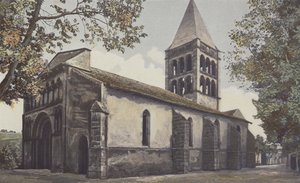 Aillas, Kirke, Ensemble S O af French Photographer
