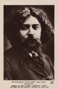 Alphonse Daudet (1840-1897), fransk romanforfatter af French Photographer