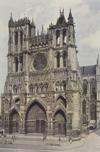 Amiens, katedralens facade af French Photographer