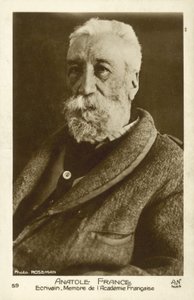 Anatole France, fransk digter, journalist og romanforfatter (s/h foto) af French Photographer