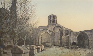 Arles, Les Alyscamps, Saint-Honorat kirke af French Photographer