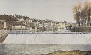Aurillac, Gamle huse på bredden af ​​Jordanne af French Photographer