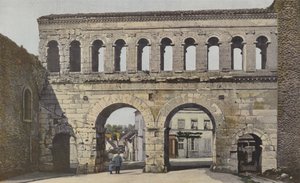 Autun, Porte Saint-Andre, Sammen af French Photographer