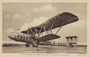 Avion Hengist Hendley Side 42, Type Paris-Londres af French Photographer
