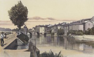 Bar-le-Duc, Notre-Dame-broen, på Ornain af French Photographer