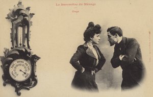 Barometer for et forhold, storm af French Photographer