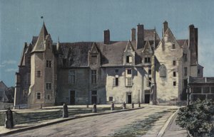 Bauge, Chateau (Rådhus og Gendarmerie), Sammen på pladsen af French Photographer