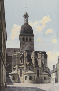 Beaune, Notre-Dame Kirke, Apsis af French Photographer