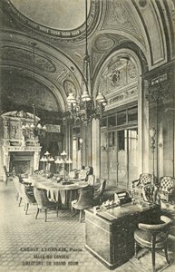Bestyrelsesværelse, Credit Lyonnais bank, Paris (s/h foto) af French Photographer
