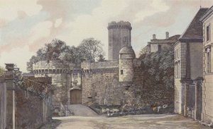 Bourdeilles, Chateau, Indgangssiden af French Photographer