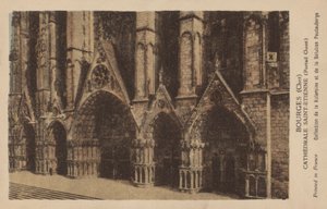 Bourges, Cher, Saint-Etienne-katedralen af French Photographer