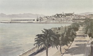 Cannes, Havn og Old Town, Boulevard de la Croisette af French Photographer