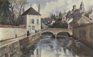 Chatillon-sur-Seine, Saint-Vorles-kirken og Perthuis-au-Loup af French Photographer