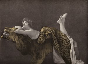 Collette Villy, fransk skuespillerinde (foto i farver) af French Photographer