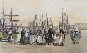Concarneau, Havnen af French Photographer
