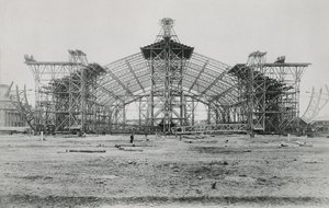 Konstruktion af Galerie des Machines til Exposition Universelle i 1889 af French Photographer