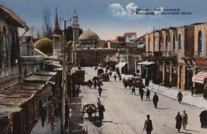 Damaskus, Derwishieh Street af French Photographer