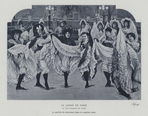 Dansere på Jardin de Paris (s/h foto) af French Photographer