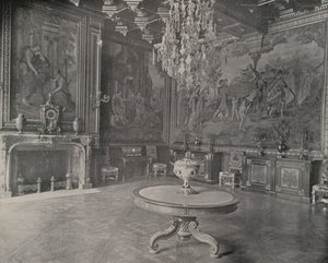 Tegnestue, Palace of Fontainebleau (s/h foto) af French Photographer