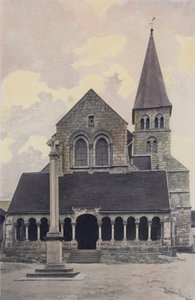 Hermonville, Eglise, Facade O af French Photographer