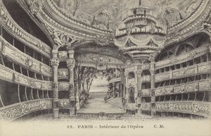 Interiør af Operaen, Paris af French Photographer