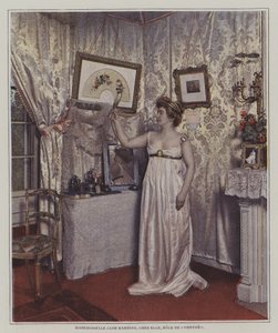 Jane Hading, fransk sceneskuespillerinde (farvefoto) af French Photographer