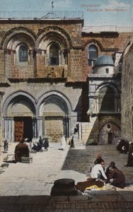 Jerusalem, den hellige gravs facade af French Photographer