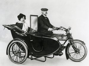 Jouve & Co. sidevogn, 1914 af French Photographer