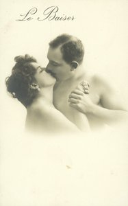 Kyssepar af French Photographer