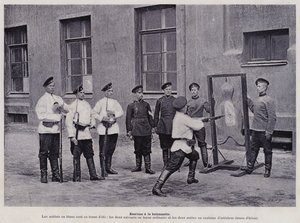 Den russiske hær: Bajonethegn (s/h foto) af French Photographer