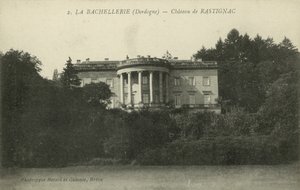 La Bachellerie, Dordogne, Chateau De Rastignac (s/h-billede) af French Photographer