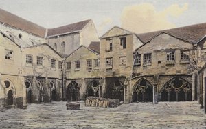 La Celle, Noirlac Abbey, Cloister af French Photographer