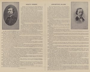 Pariserkommunen, Auguste Vermorel, Jean-Baptiste Milliere (s/h-foto) af French Photographer