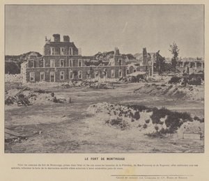 Pariserkommunen, Fort De Montrouge (s/h-billede) af French Photographer